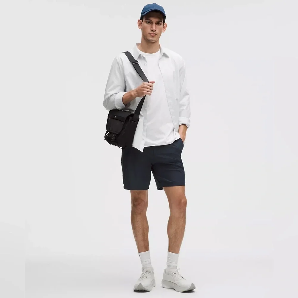 Lululemon Athletica True Navy Men's Flat Front Shorts